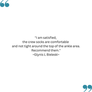 Glynis's feedback on TXG Crew Socks