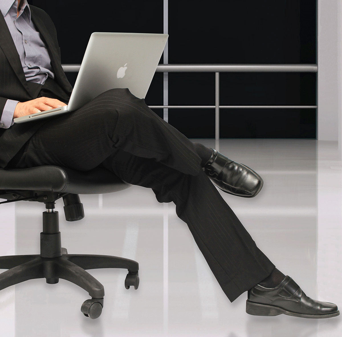 Business man wearing TXG medical compression socks - Classic