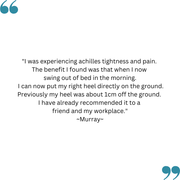 Murray's feedback on the TXG Plantar Fasciitis Night Splint