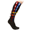TXG Support Stockings showing blood circulation overlay by TXG Australia