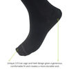 TXG antibacterial compression stockings have a unique 3-D toe tip and heel tip which is comfortable and durable