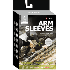 TXG Arm Compression Sleeve Packaging