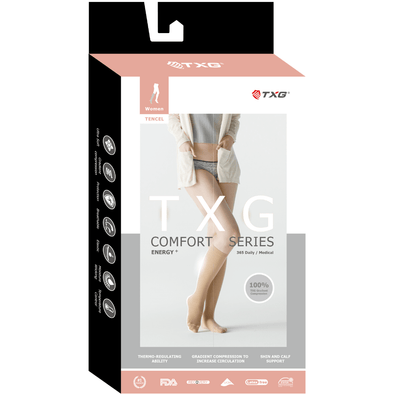 TXG Medical Compression Socks for women packaging
