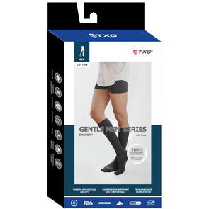 TXG men's medical compression socks packaging