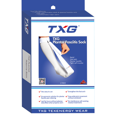 TXG Plantar Fasciitis Sock Packaging