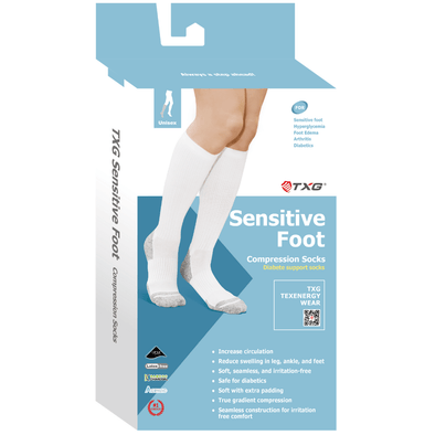 TXG Diabetic Circulation Socks Packaging