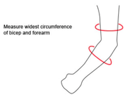 TXG Arm Sleeves Measurement Guide